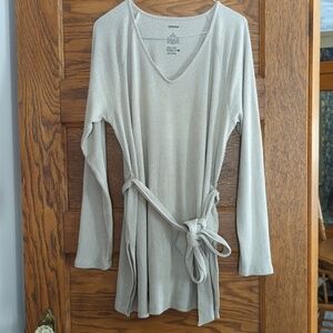 Sonoma Vneck Maternity Sweater With Tie Super Soft Long Sleeve L